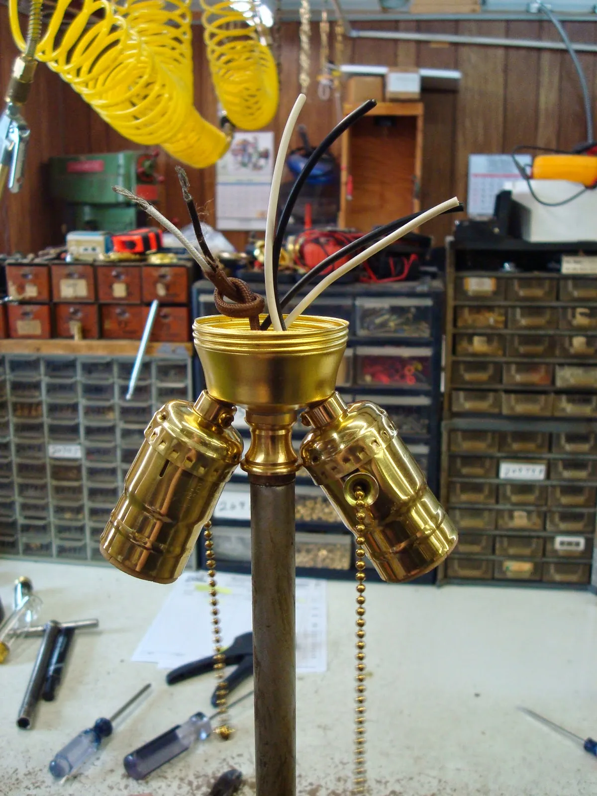 stripped lamp socket threading