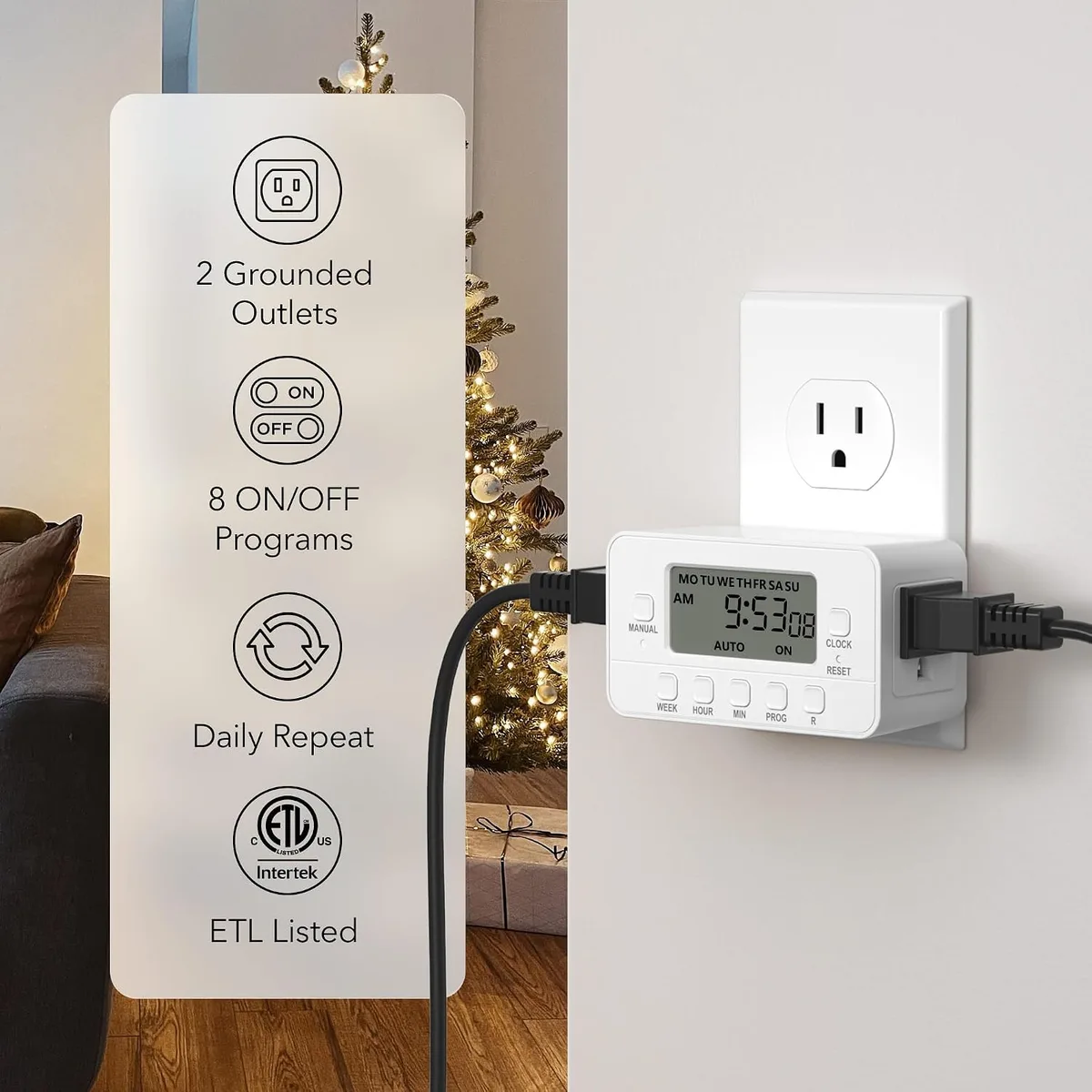 switched wall outlet