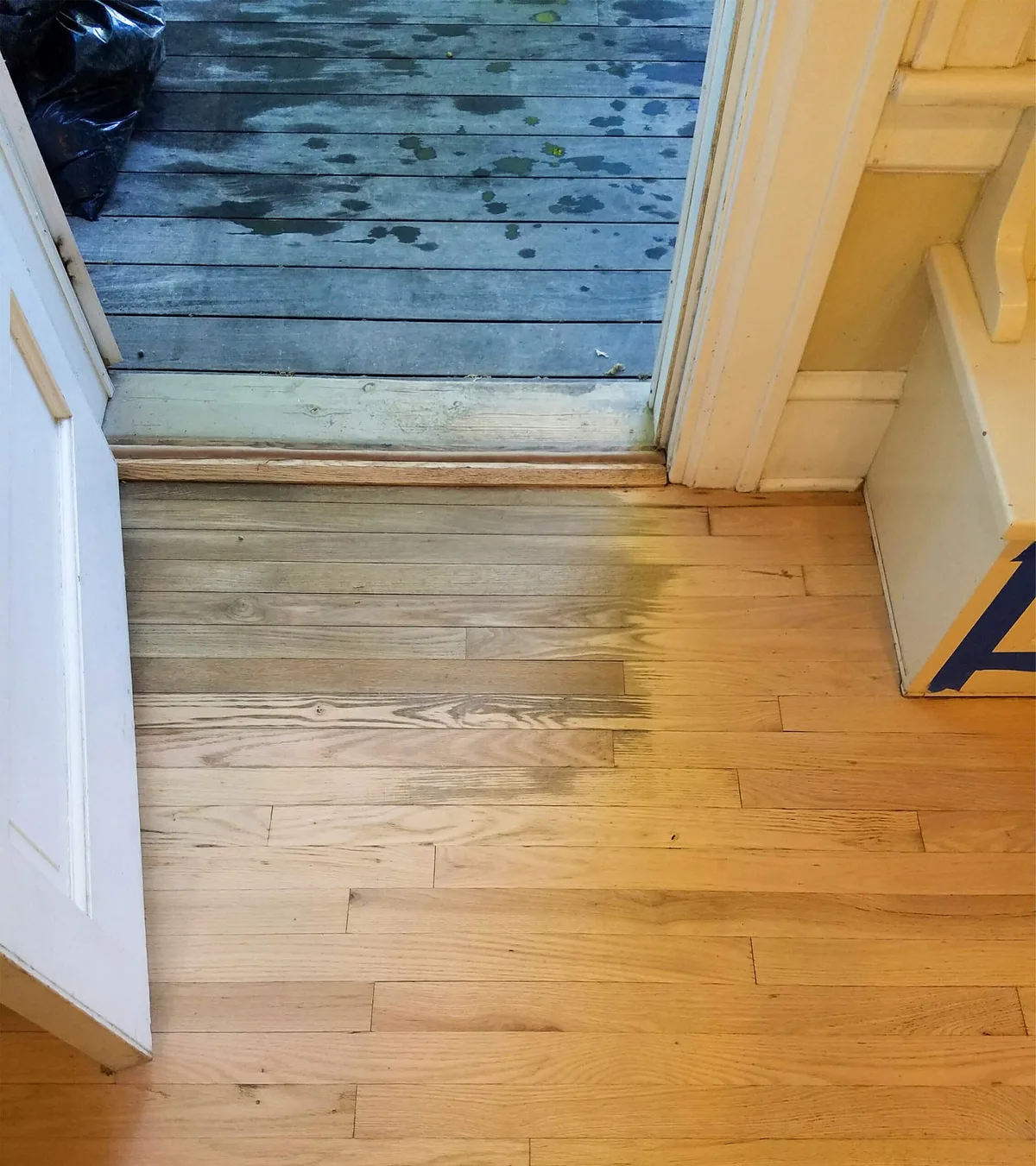 water-damaged floor lamp replacement